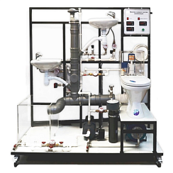 Лабораторный стенд  «Монтаж систем канализации» 