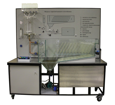 Лабораторный стенд «Горизонтальные отстойники»