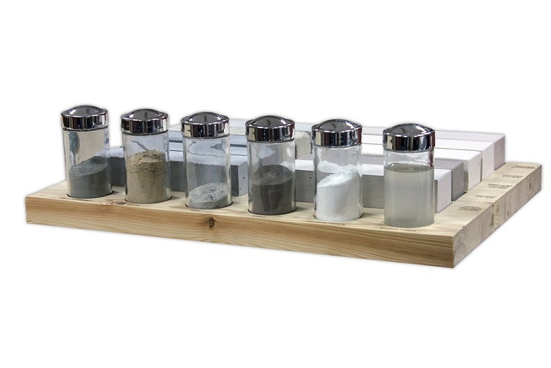 Демонстрационный набор «Типы и группы строительных растворов»