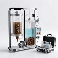 Лабораторный стенд «Очистка активным илом»